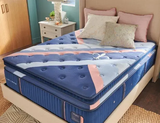 stearns & foster blue mattress